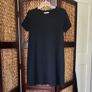 Zara Elegant Black A line Mini Dress